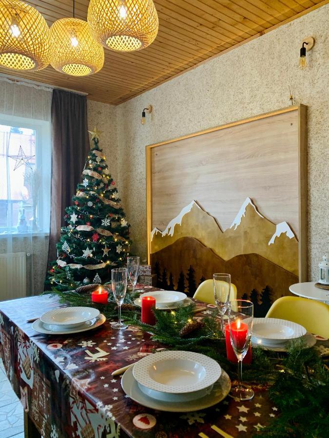 Ніч Над Карпатами Hotel Slavske Buitenkant foto